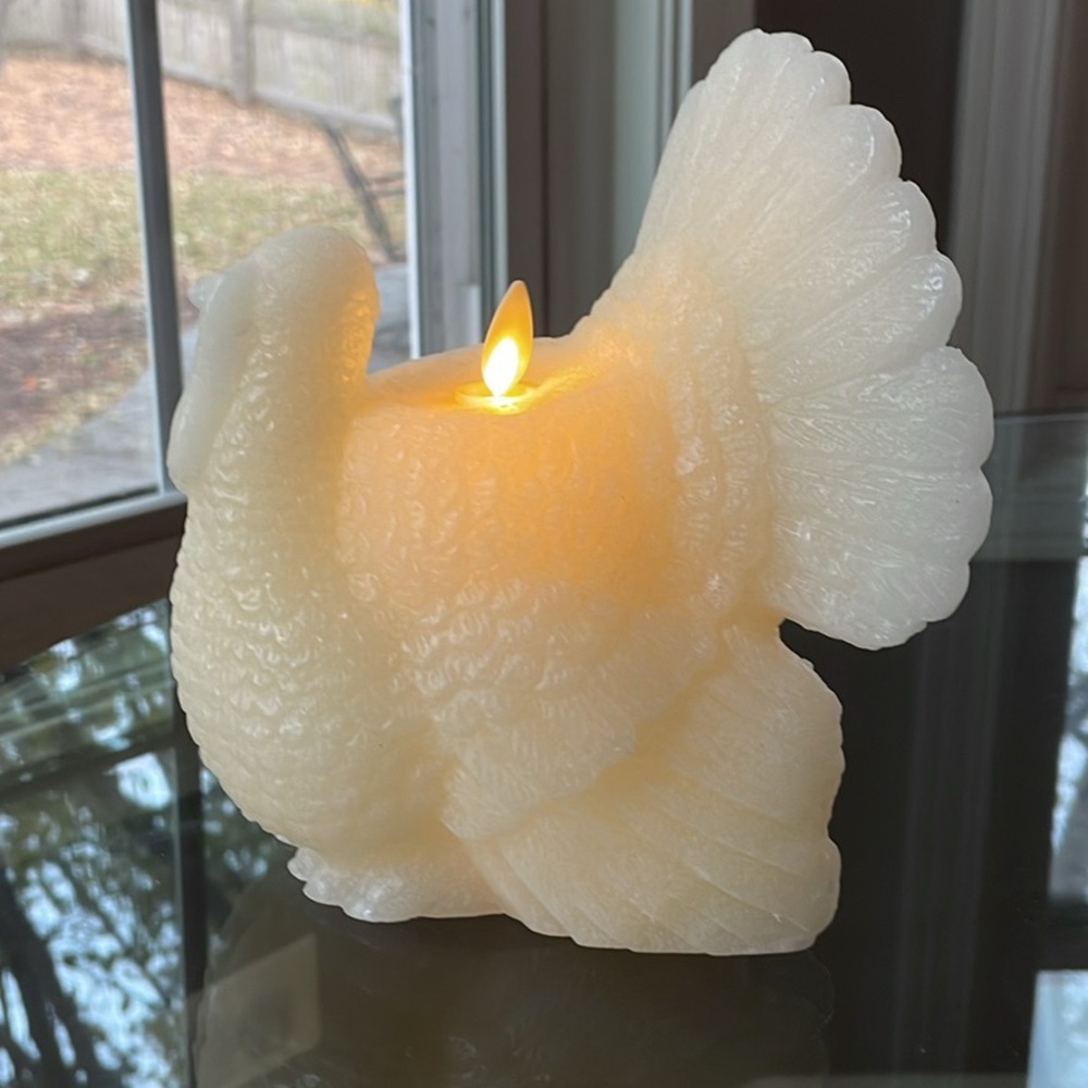 Luminara flameless turkey candle - Rare!